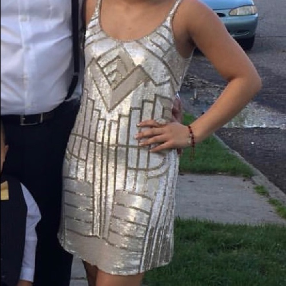 Beaded short dress